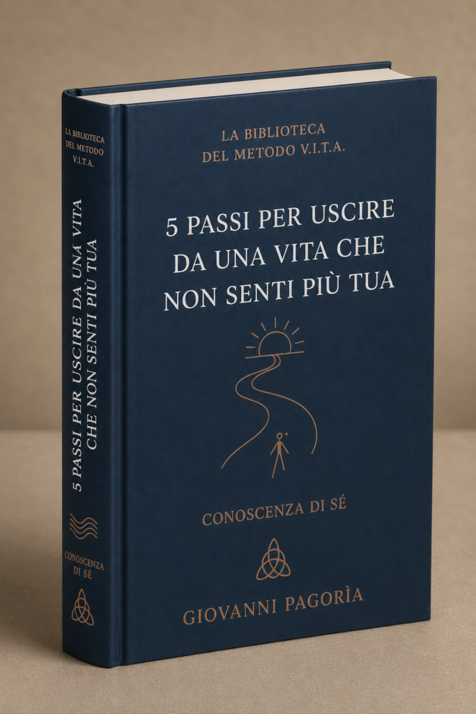 E-book 5 passi per uscire da una vita che non senti pi&ugrave; tua di Giovanni Pagoria, Biblioteca del Metodo V.I.T.A.