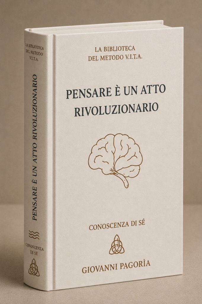 E-book Pensare &egrave; un atto rivoluzionario di Giovanni Pagoria, Biblioteca del Metodo V.I.T.A.